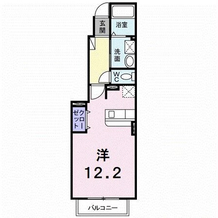 フェリス　道後の物件間取画像